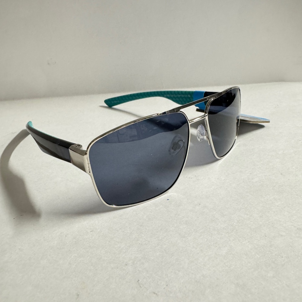 Foster Grant Silver and Black square aviator Sunglasses